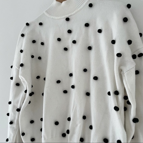 LPA Teza Sweater in Cream Polka Dot - Picture 7 of 12